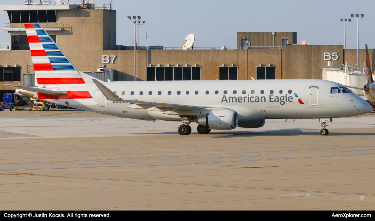 Photo of N440YX - American Eagle Embraer E175 at CLE on AeroXplorer Aviation Database