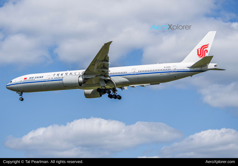 Photo of B-2090 - Air China Boeing 777-300ER at IAD on AeroXplorer Aviation Database