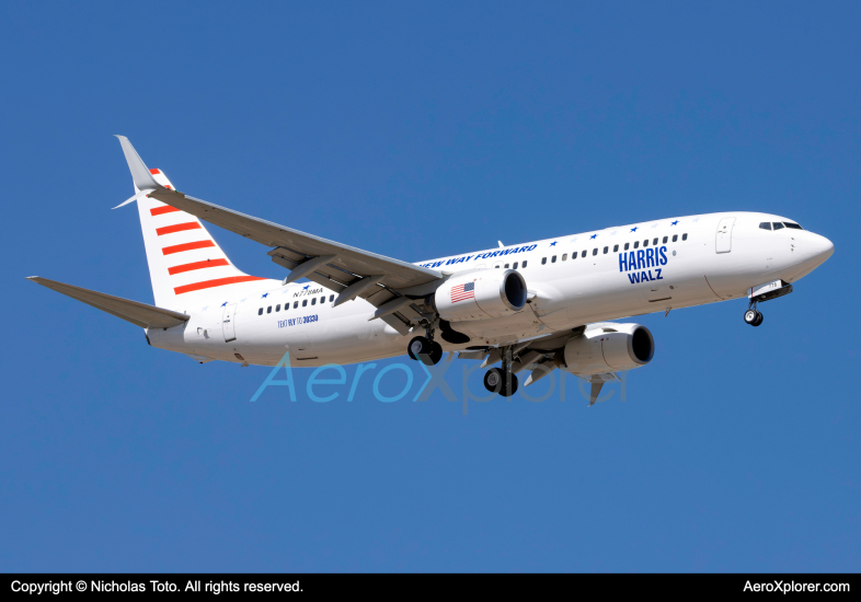 Photo of N778MA - Kaiser Air Boeing 737-800 at TUS on AeroXplorer Aviation Database