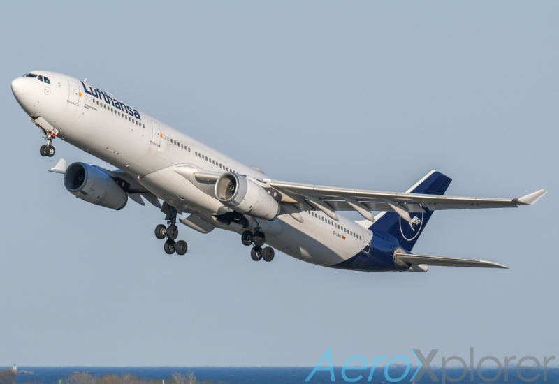 Photo of D-AIKD - Lufthansa  Airbus A330-300 at BOS on AeroXplorer Aviation Database