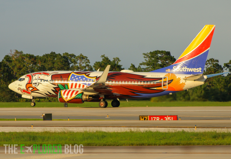 Photo of N918WN - Southwest Airlines Boeing 737-700 at MCO on AeroXplorer Aviation Database