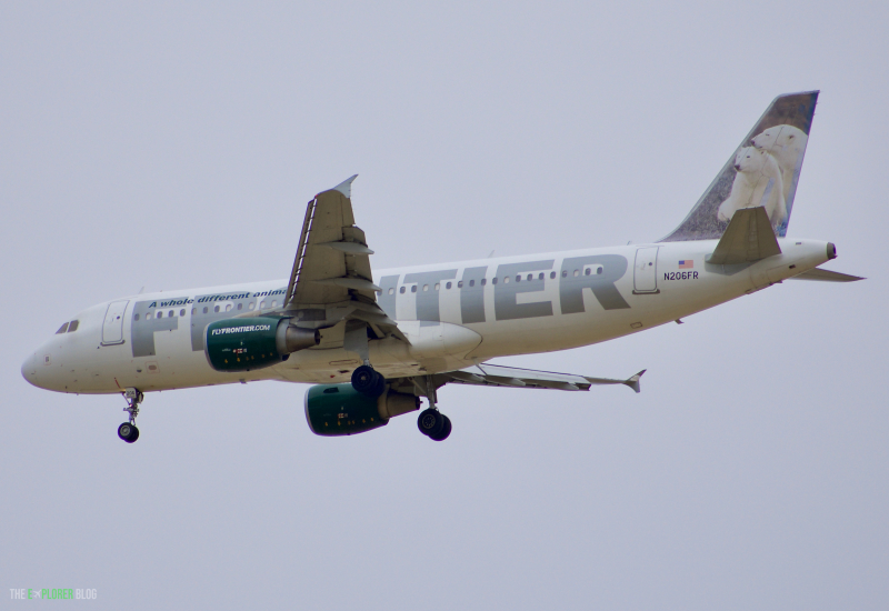 Photo of N206FR - Frontier Airlines Airbus A320 at DEN on AeroXplorer Aviation Database