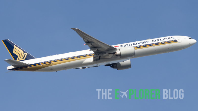 Photo of 9V-SNA - Singapore Airlines Boeing 777-300ER at SIN on AeroXplorer Aviation Database