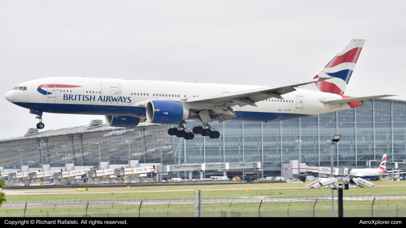Photo of G-VIIK - British Airways Boeing 777-200ER at LHR on AeroXplorer Aviation Database