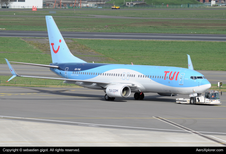 Photo of OO-TNC - TUI Fly Boeing 737-800 at BRU on AeroXplorer Aviation Database