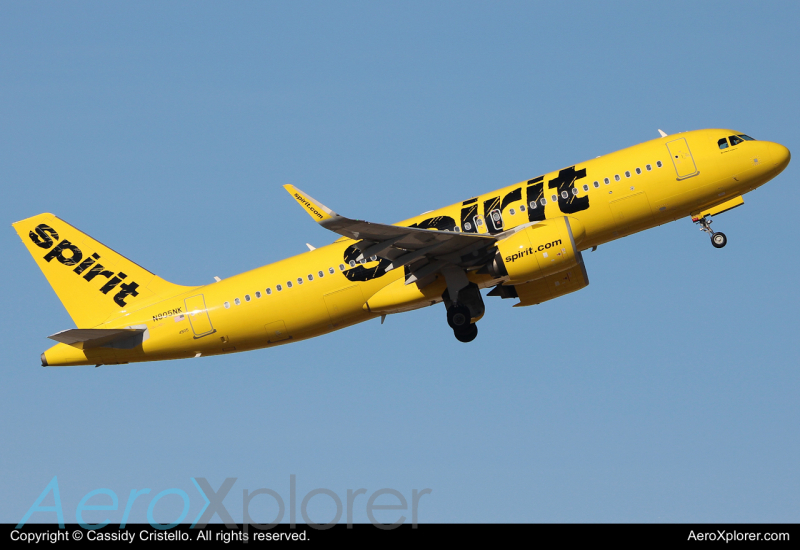 Photo of N905NK - Spirit Airlines Airbus A320 at PHX on AeroXplorer Aviation Database