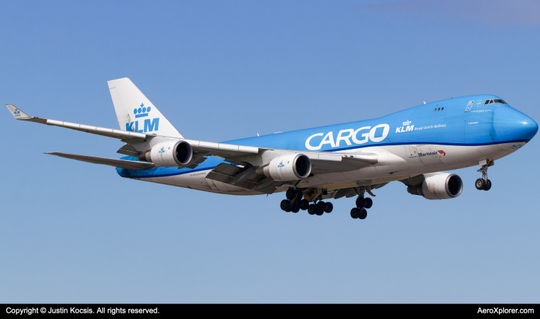 Photo of PH-CKB - KLM Boeing 747-400F at KMIA on AeroXplorer Aviation Database