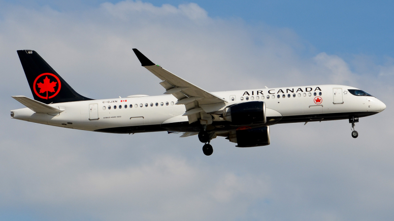 Photo of C-GJXN - Air Canada Airbus A220-300 at YYZ on AeroXplorer Aviation Database