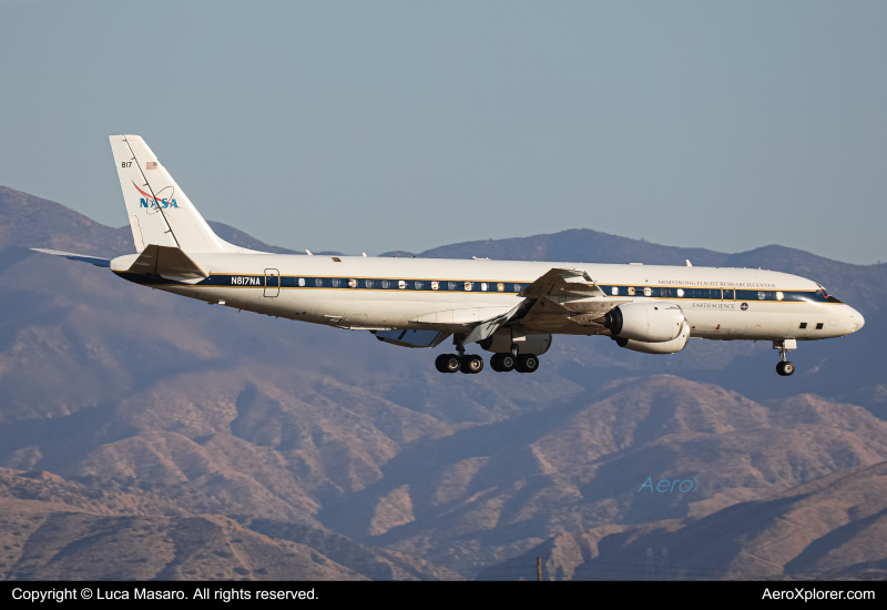 Photo of N817NA - NASA  Douglas DC-8 at PMD on AeroXplorer Aviation Database