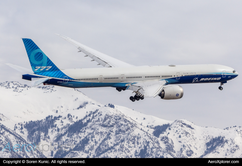 Photo of N779XW - Boeing Boeing 777-9X at HIF on AeroXplorer Aviation Database