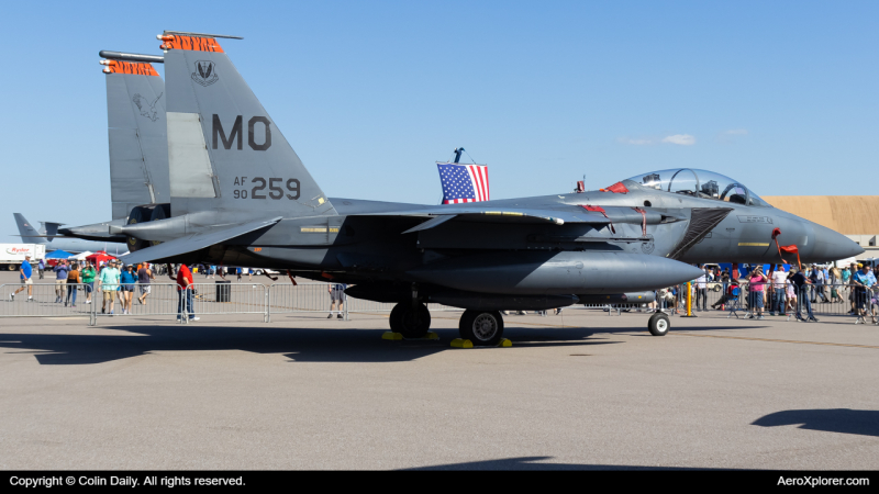Photo of 90-0259 - USAF - United States Air Force McDonnell Douglas F-15E Strike Eagle at MCF on AeroXplorer Aviation Database