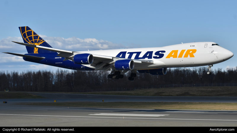 Photo of N863GT - Atlas Air Boeing 747-8F at ANC on AeroXplorer Aviation Database