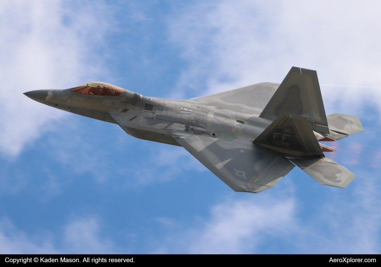 Photo of 05-089 - USAF - United States Air Force Lockheed Martin F-22A Raptor at SUS on AeroXplorer Aviation Database