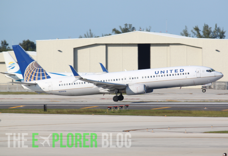 Photo of N39416 - United Airlines Boeing 737-900ER at FLL on AeroXplorer Aviation Database