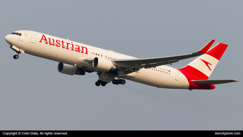 Photo of OE-LAY - Austrian Airlines Boeing 767-300ER at IAD on AeroXplorer Aviation Database