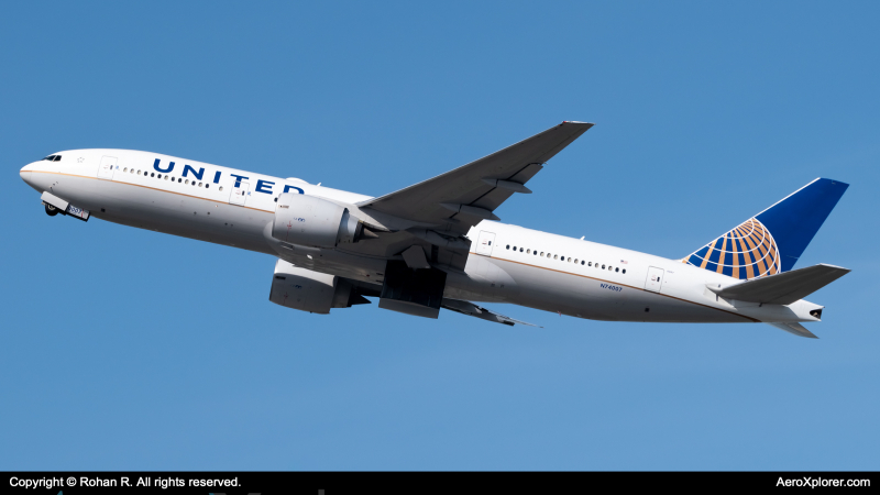 Photo of N74007 - United Airlines Boeing 777-200ER at SFO on AeroXplorer Aviation Database