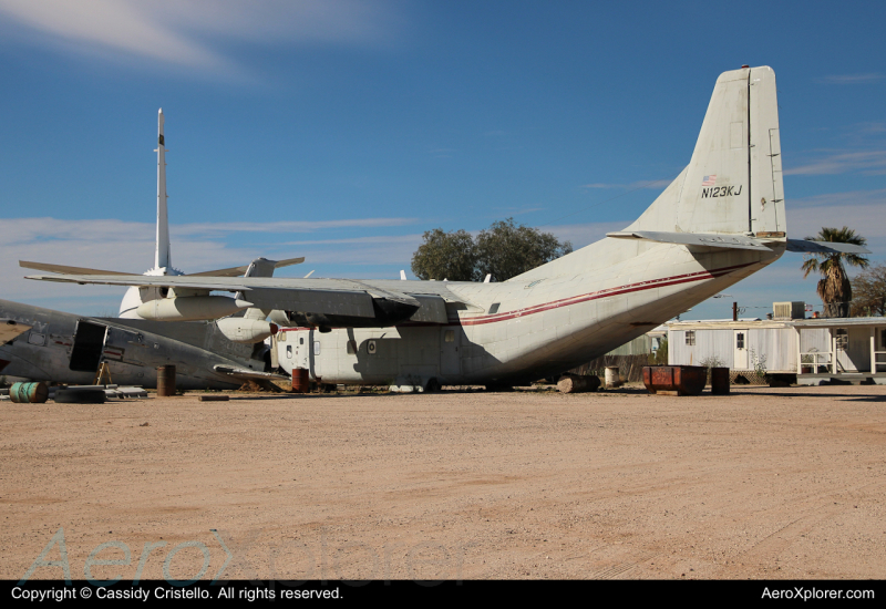 Photo of N123KJ - PRIVATE Fairchild C-123 Provider at DMA on AeroXplorer Aviation Database