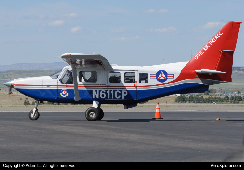 Photo of N611CP - Civil Air Patrol GippsAero GA8 Airvan at BIL on AeroXplorer Aviation Database