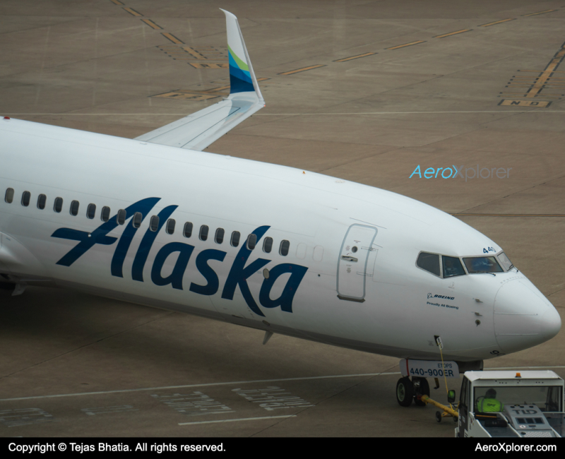 Photo of N440AS - Alaska Airlines Boeing 737-900ER at DFW on AeroXplorer Aviation Database