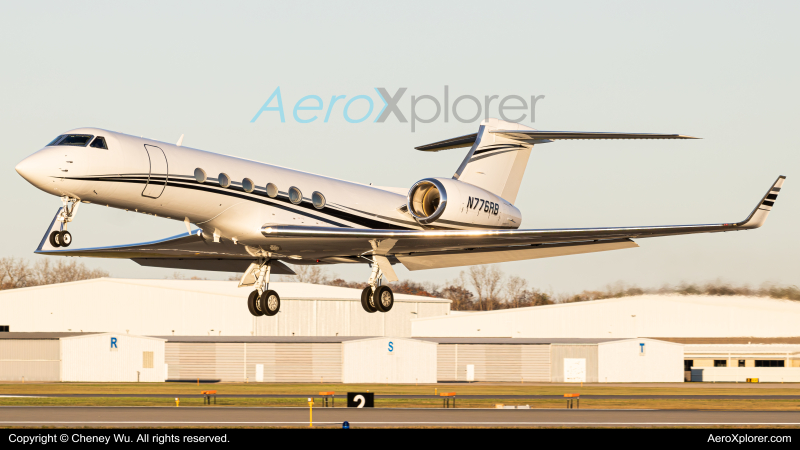 Photo of N766RB - PRIVATE Gulfstream V at PTK on AeroXplorer Aviation Database