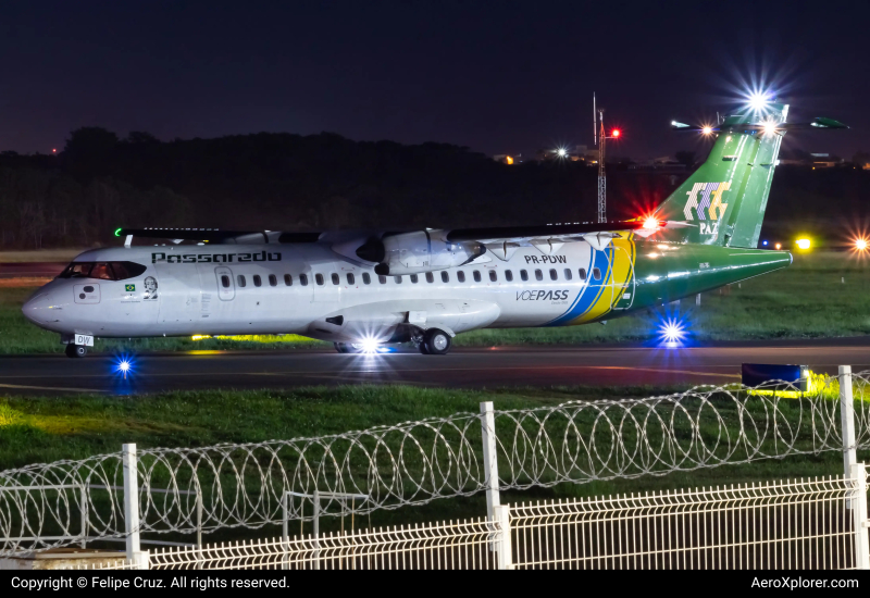 Photo of PR-PDW - Voepass Linhas Aéreas ATR 72-500 at SSA on AeroXplorer Aviation Database