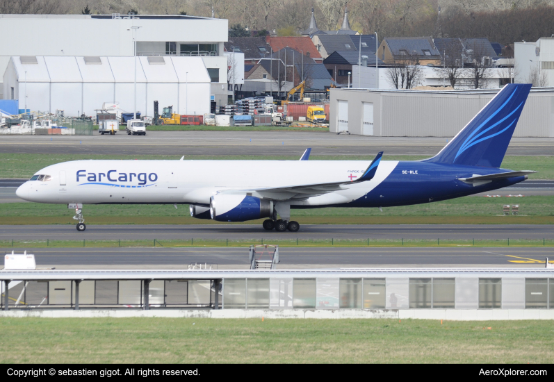 Photo of SE-RLE - FarCargo Boeing 757-200F at BRU on AeroXplorer Aviation Database