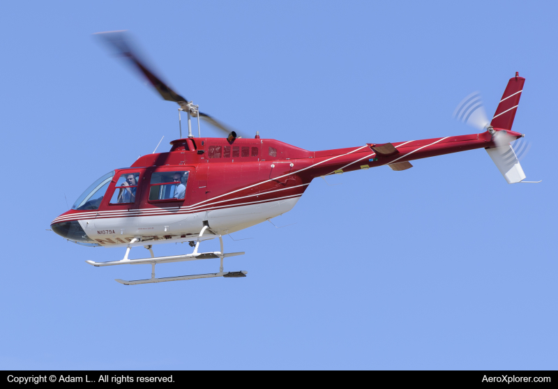 Photo of N1079A - PRIVATE Bell 206 at BIL on AeroXplorer Aviation Database