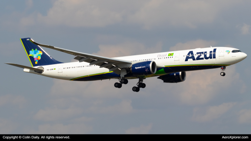 Photo of PR-AMW - Azul  Airbus A330-900 at MCO on AeroXplorer Aviation Database
