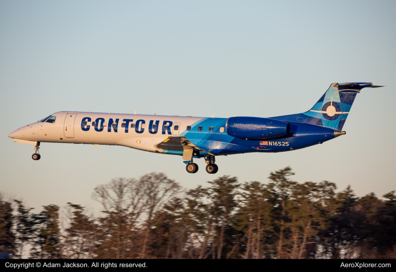 Photo of N16525 - Contour Aviation Embraer ERJ135 at BWI on AeroXplorer Aviation Database