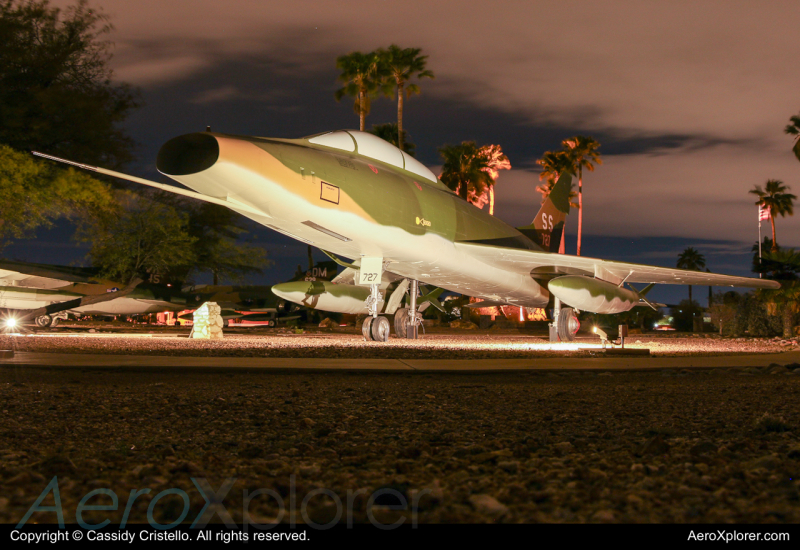 Photo of 56-3727 - USAF - United States Air Force North American F-100 Super Sabre  at DMA on AeroXplorer Aviation Database