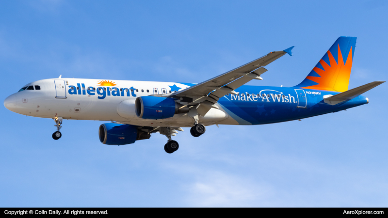 Photo of N218NV - Allegiant Air Airbus A320 at USA on AeroXplorer Aviation Database