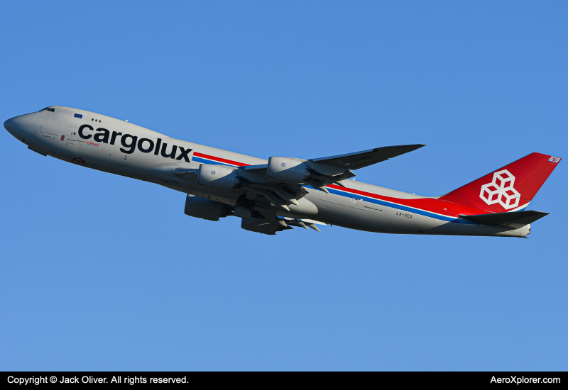 Photo of LX-VCD - CargoLux Boeing 747-8F at ORD on AeroXplorer Aviation Database