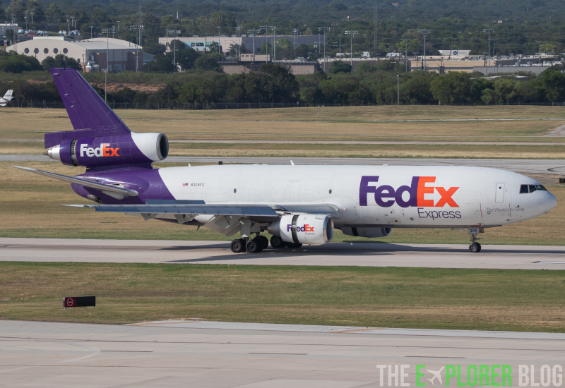 Photo of N306FE - FedEx Express McDonnell Douglas MD-10F at SAT on AeroXplorer Aviation Database