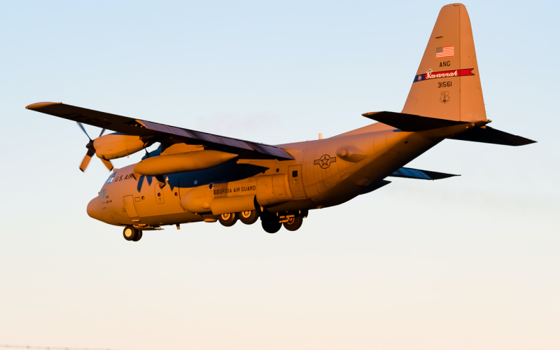 Photo of 93-1561 - USAF - United States Air Force Lockheed C-130 Hercules at SAV on AeroXplorer Aviation Database