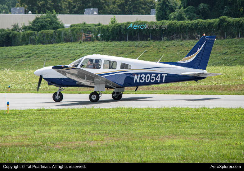 Photo of N3054T - PRIVATE Piper PA-28 at GAI on AeroXplorer Aviation Database