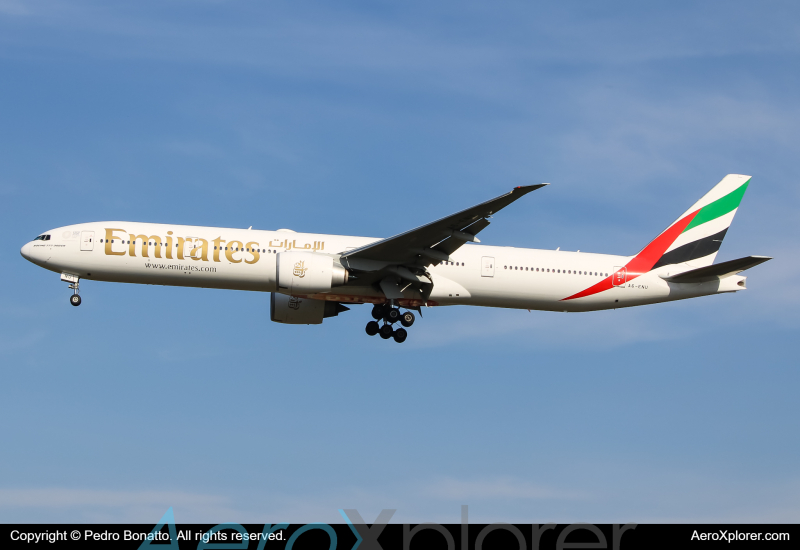 Photo of A6-ENU - Emirates Boeing 777-300ER at GRU on AeroXplorer Aviation Database