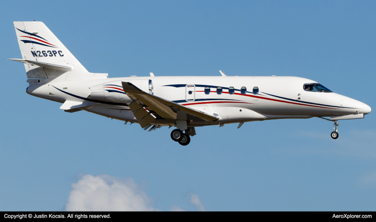 Photo of N263PC - Private  Cessna 680 Citation Latitude at TPA on AeroXplorer Aviation Database