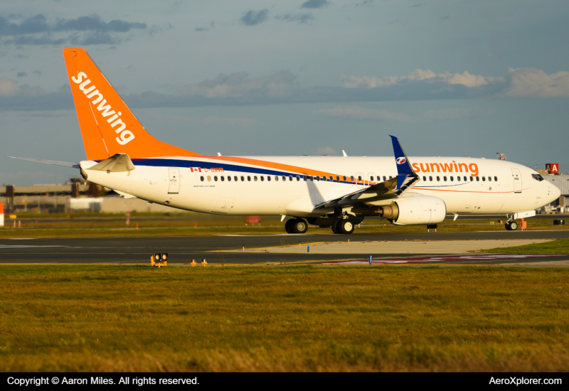 Photo of C-GNVR - Sunwing Airlines Boeing 737-800 at YYZ on AeroXplorer Aviation Database