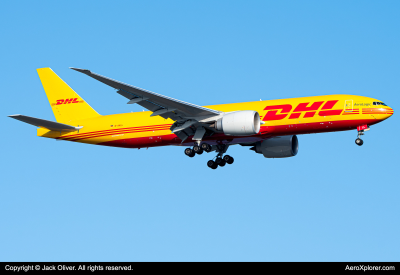 Photo of D-AALL - Aerologic Boeing 777-200F at CVG on AeroXplorer Aviation Database