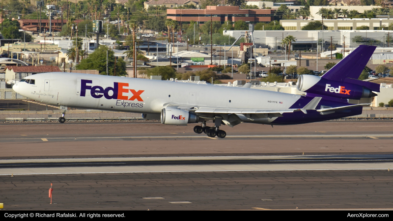 Photo of N617FE - FedEx McDonnell Douglas MD-11F at PHX on AeroXplorer Aviation Database