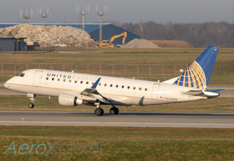 Photo of N638RW - United Express Embraer E170 at CVG on AeroXplorer Aviation Database