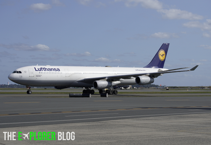Photo of D-AIFC - Lufthansa Airbus A340-300 at Bos on AeroXplorer Aviation Database