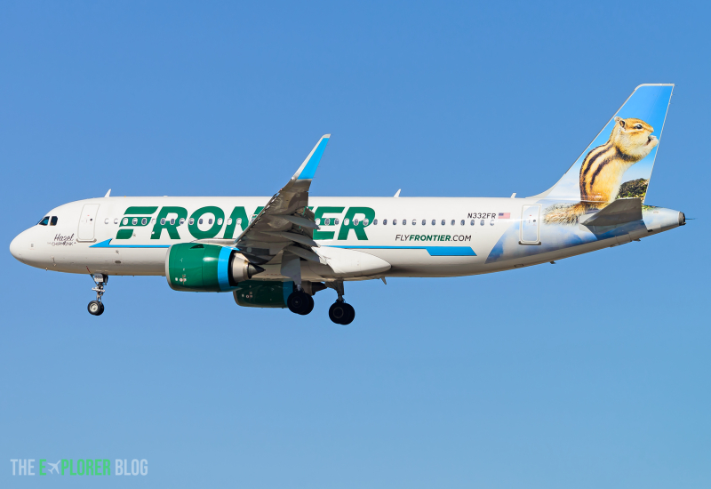 Photo of N332FR - Frontier Airlines Airbus A320NEO at LAX on AeroXplorer Aviation Database