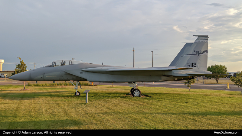 Photo of 74-0112 - USAF - United States Air Force McDonnell Douglas F-15 Eagle at GTF on AeroXplorer Aviation Database