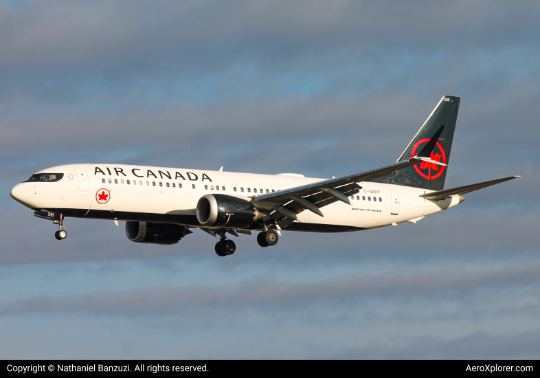 Photo of C-GEPF - Air Canada Boeing 737 MAX 8 at YYZ on AeroXplorer Aviation Database