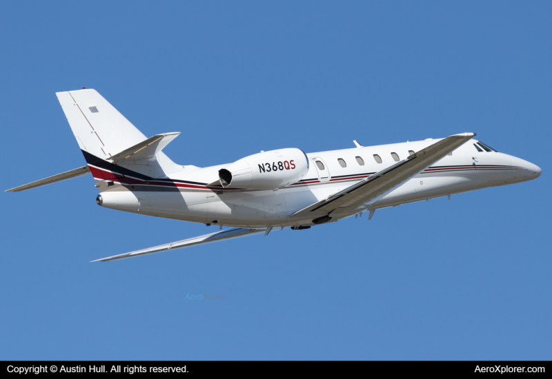 Photo of N368QS - PRIVATE Cessna 680 Citation Latitude at AGC on AeroXplorer Aviation Database