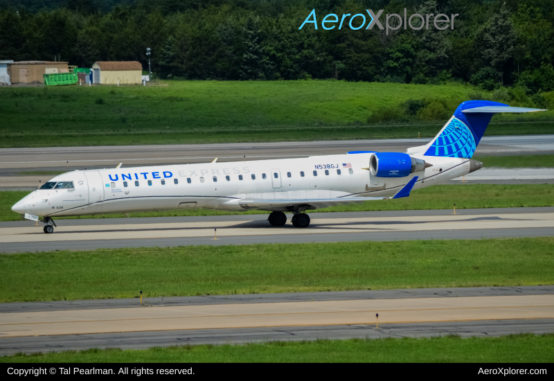 Photo of N538GJ - United Express Mitsubishi CRJ-550 at IAD on AeroXplorer Aviation Database