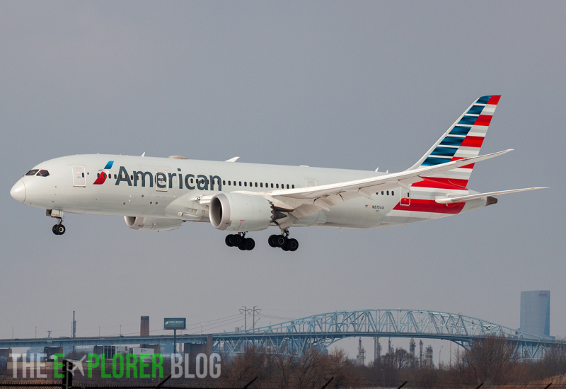 Photo of N815AA - American Airlines Boeing 787-8 at PHL on AeroXplorer Aviation Database