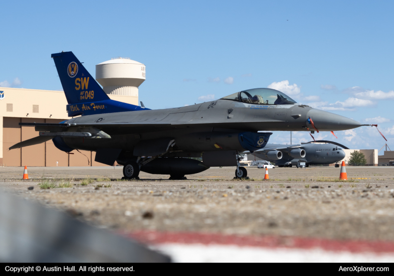 Photo of 94-0049 - USAF - United States Air Force General Dynamics F-16 Fighting Falcon at PIT on AeroXplorer Aviation Database