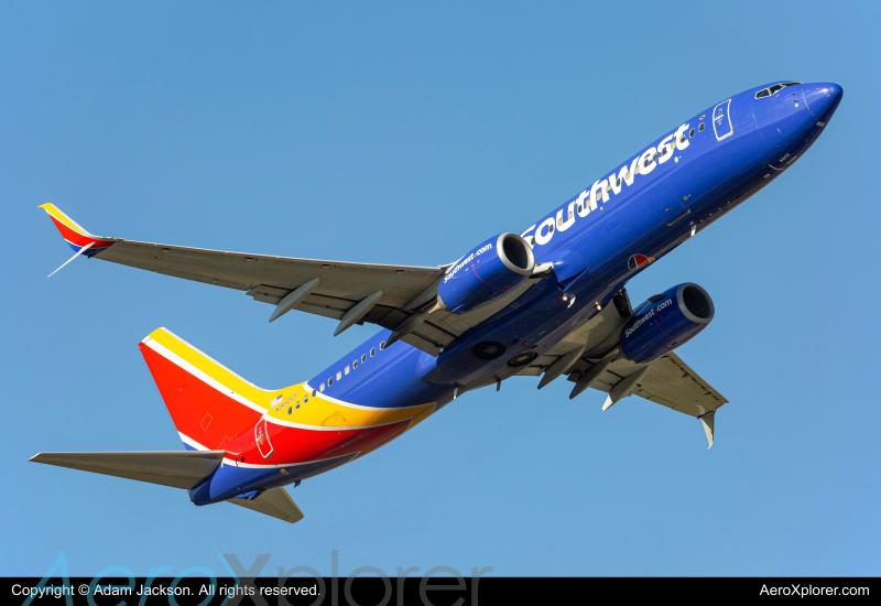 Photo of N8602F - Southwest Airlines Boeing 737-800 at BWI on AeroXplorer Aviation Database